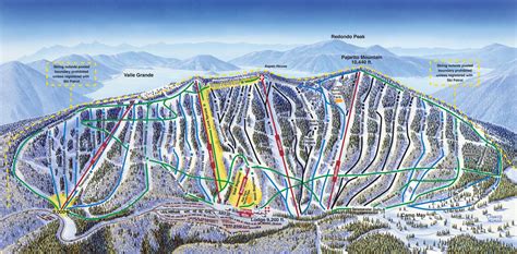 Pajarito mountain ski resort - Pajarito Mountain Resort Terrain Overview. Pajarito has a total of 40 ski trails, which are serviced by 6 ski lifts, gondolas and/or trams. Pajarito is considered a smaller than average ski area, with only a maximum of 300 acres available to ski. This area is equivalent to 121 hectares, 0.5 square miles, or 1.2 square kilometers.